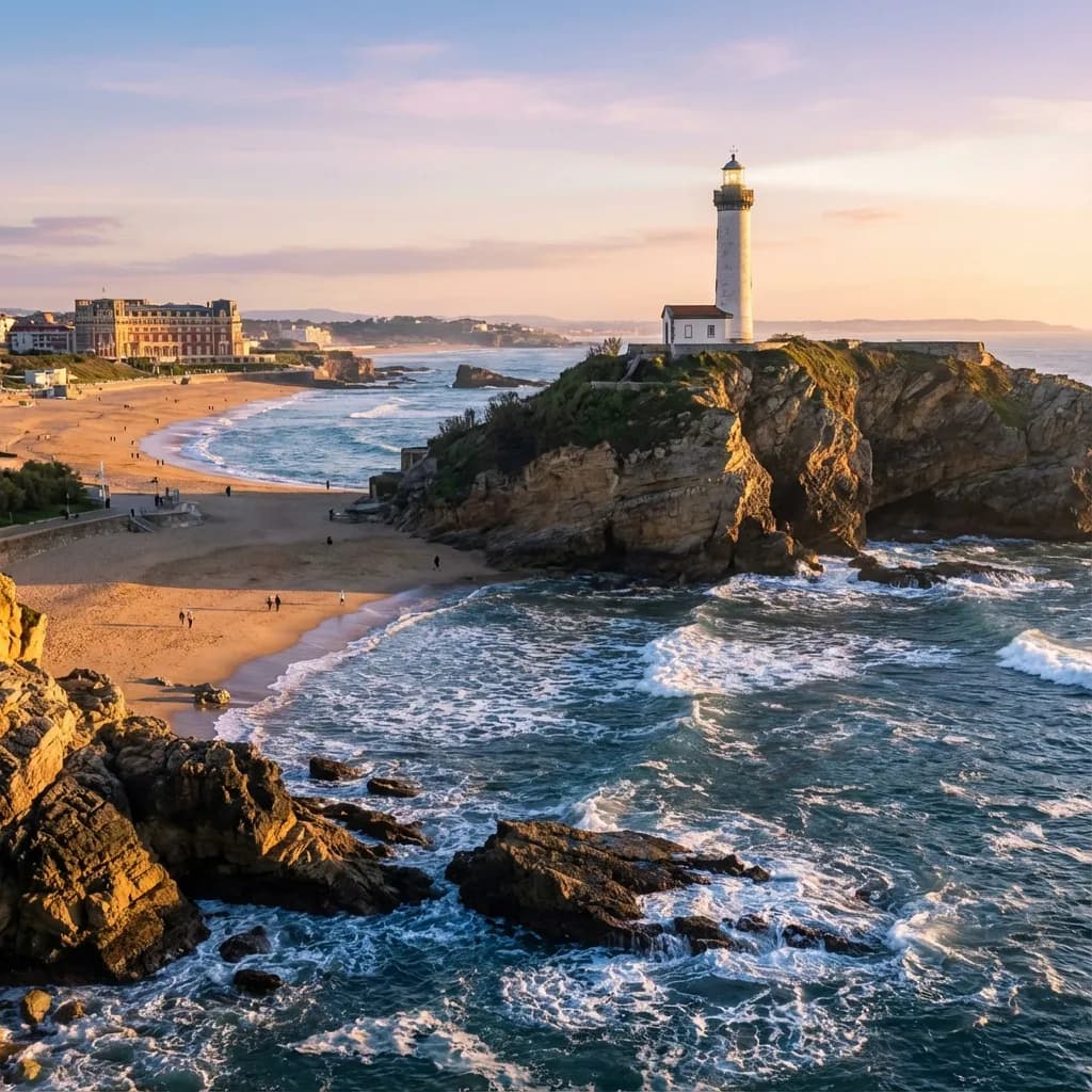 Paysage de Biarritz